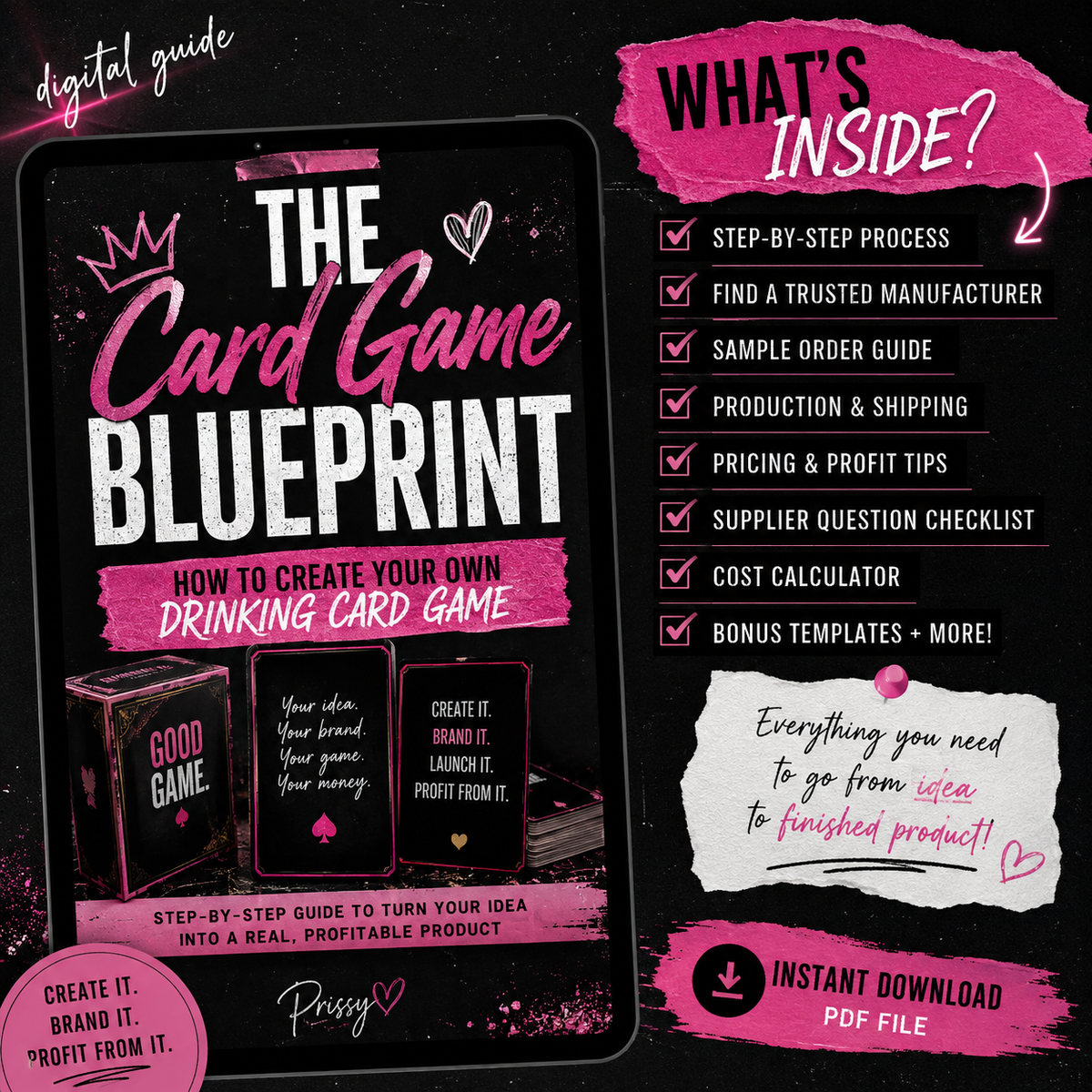 The card game blueprint: How to create your own drinking card game